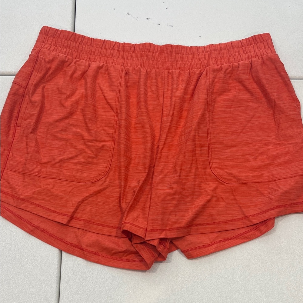 All in Motion Women's Bright Red Athletic Shorts